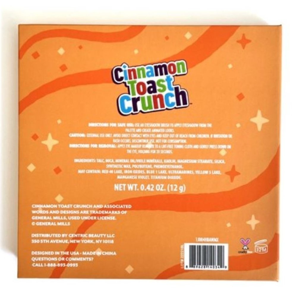 Cinnamon Toast Crunch Eyeshadow Palette w/ mirror - Picture 2 of 4